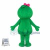 Cute Baby Crocodile Girl Mascot Cartoon Costume 