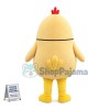 Surprised Chicken With Tie Mascot Costume 