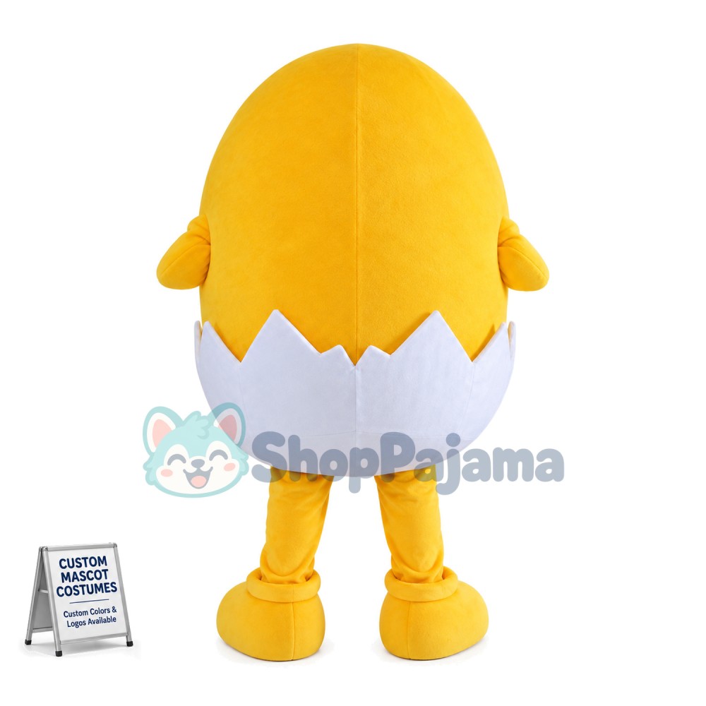Gudetama the Lazy Egg In Shell Mascot Costume	