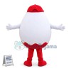 Surprise Egg Man In Red Hat Mascot Costume 