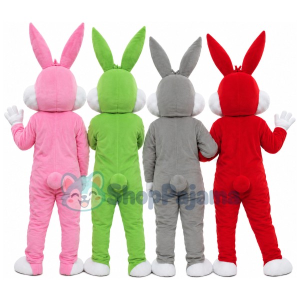 Bugs Bunny In Many Colors Mascot Costume 