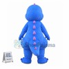 Cute Baby Blue Dragon Mascot Costume 