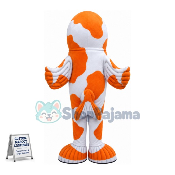 America Koi Fish Mascot Costume 