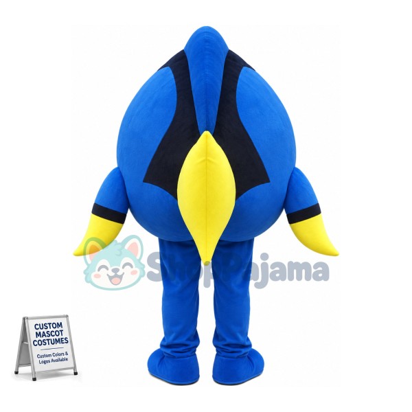 Optimistic Dory the Blue-tang Fish Mascot Costume 