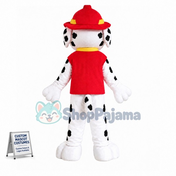 Clumsy Red PAW Patrol Marshall Mascot Costume 