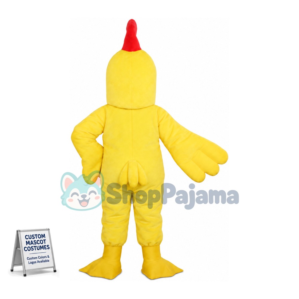 Yellow Chicken Mascot Costume