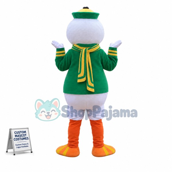 University Donald Duck Mascot Costume 
