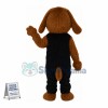 Lovely Brown Dog Long Fur Mascot Costume