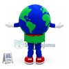 Cycling Globe Mascot Costume