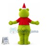 Christmas Green Ted Ted Humor Teddy Bear Mascot Costume	 