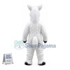 White Goat Long Fur Mascot Costume 
