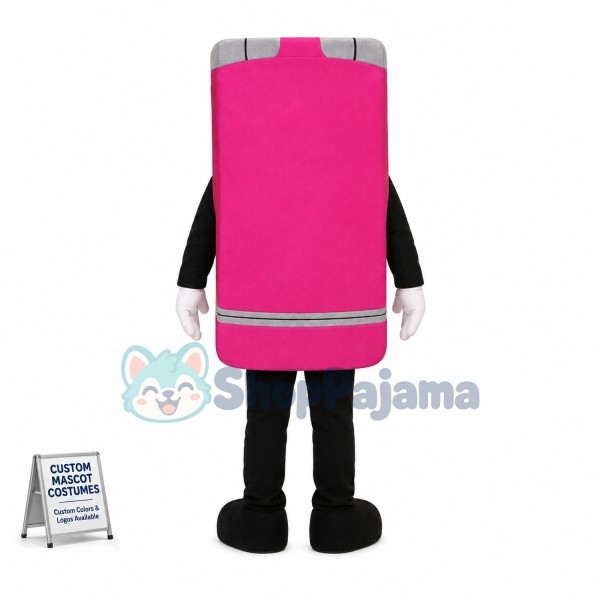 Deluxe Pink Flip Phone Mascot Costume