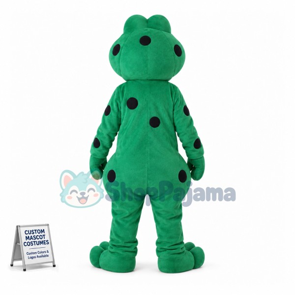 Hungry Green Toad Mascot Costume	
