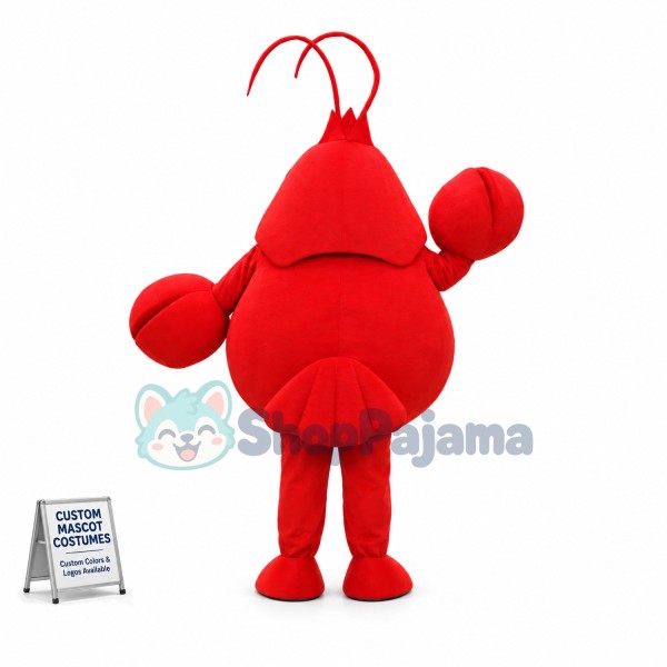 Deluxe Sea Red Crab Mascot Costume	