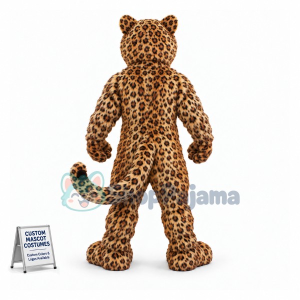 Fierce Jaguar Mascot Costume Adult Plush
