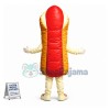 Curious Hot Dog Man Mascot Costume	