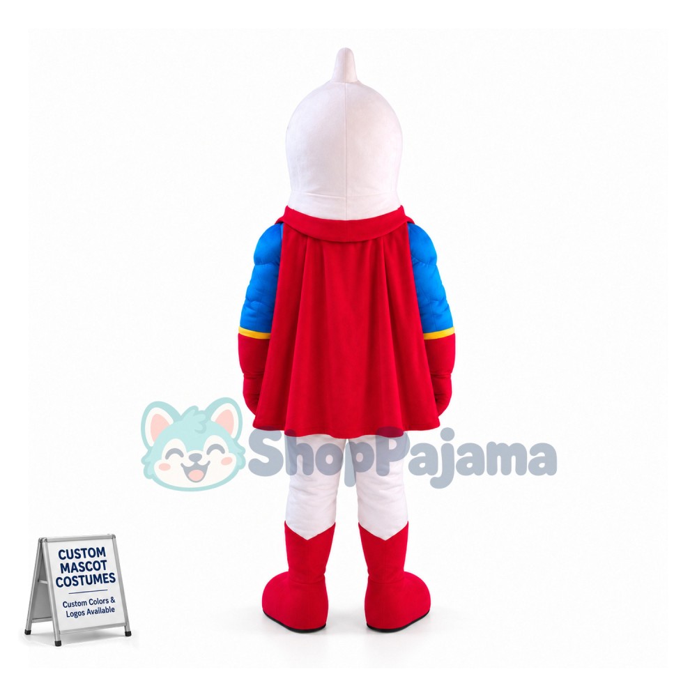 Super Condom Mascot Costume	