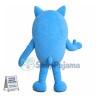 Toodee the Blue Cat Dragon Mascot Adult Costume 