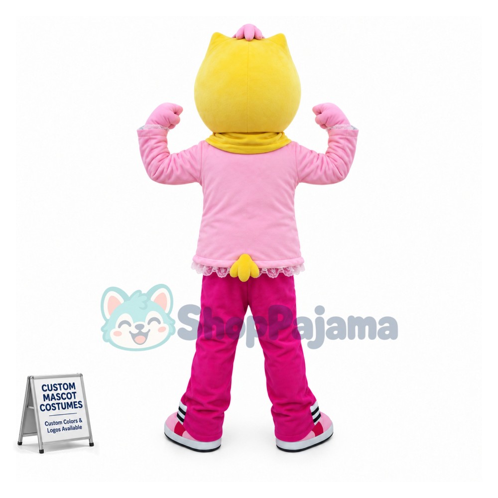 Canary Girl Mascot Cartoon Costume