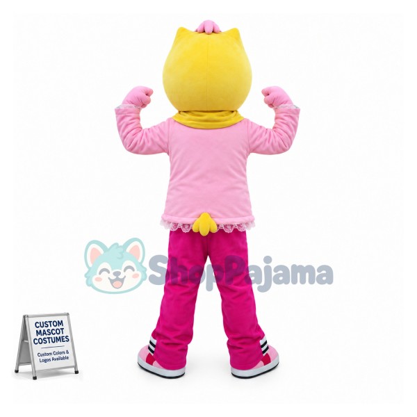 Canary Girl Mascot Cartoon Costume