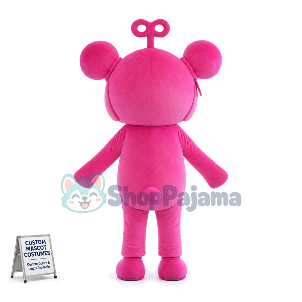 Pink Antenna Girl Mascot Costume