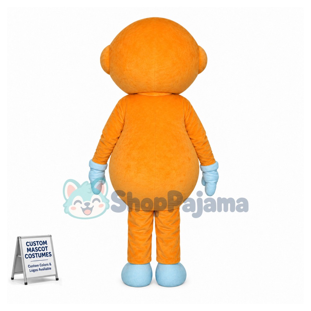 Yellow Lemon Man Mascot Costume