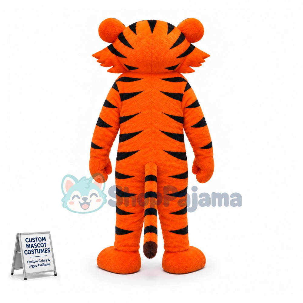 Tiger Cat Mascot Costume