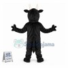 Black Goat Mascot Costume For Adult