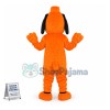 Loyal Orange Pluto the Dog Mascot Costume 