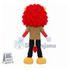 Red Haired Lion Man Cartoon Mascot Costume