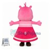 Cartoon Pink Baby Bear Girl Mascot Costume