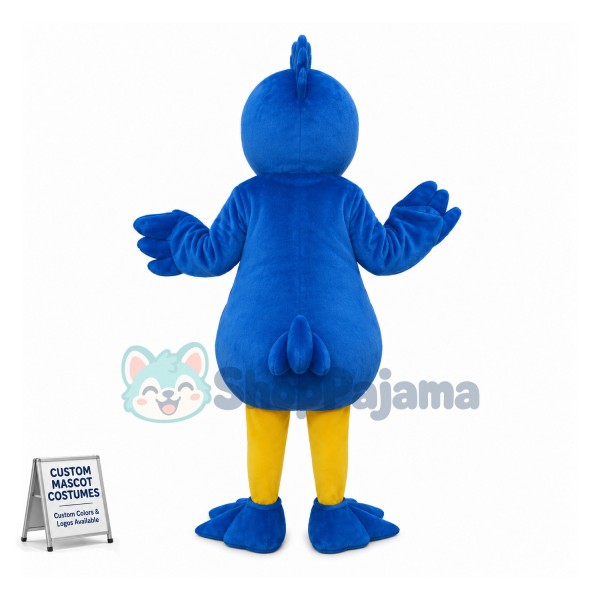Blue Rubber Duck Mascot Costume	