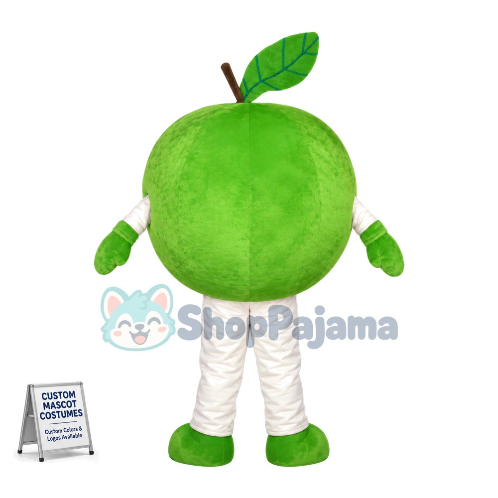 Deluxe Green Apple Mascot Costume 