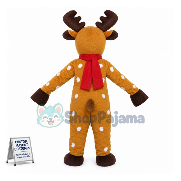 Christmas Reindeer Lightweight Mascot Costume 