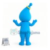 Blue Baby Bottle Doll Cartoon Mascot Costume