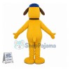 Long-suffering Bitzer the Yellow Sheepdog Mascot Adult Costume 