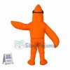 Cool Cartoon Orange Starfish Mascot Costume
