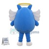 Blue Angle Cartoon Mascot Costume