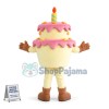 Lightweight Cartoon Double Birthday Cake Mascot Costume 