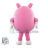 Pink Angel Cartoon Mascot Costume
