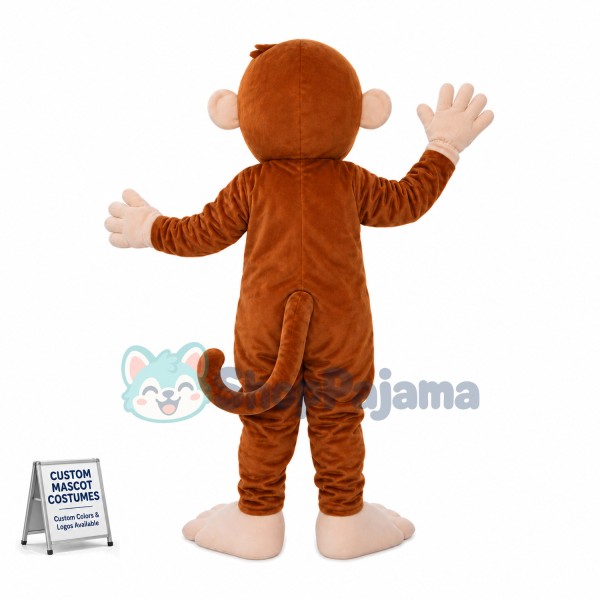 Cartoon Bigfoot Monkey Mascot Costume 