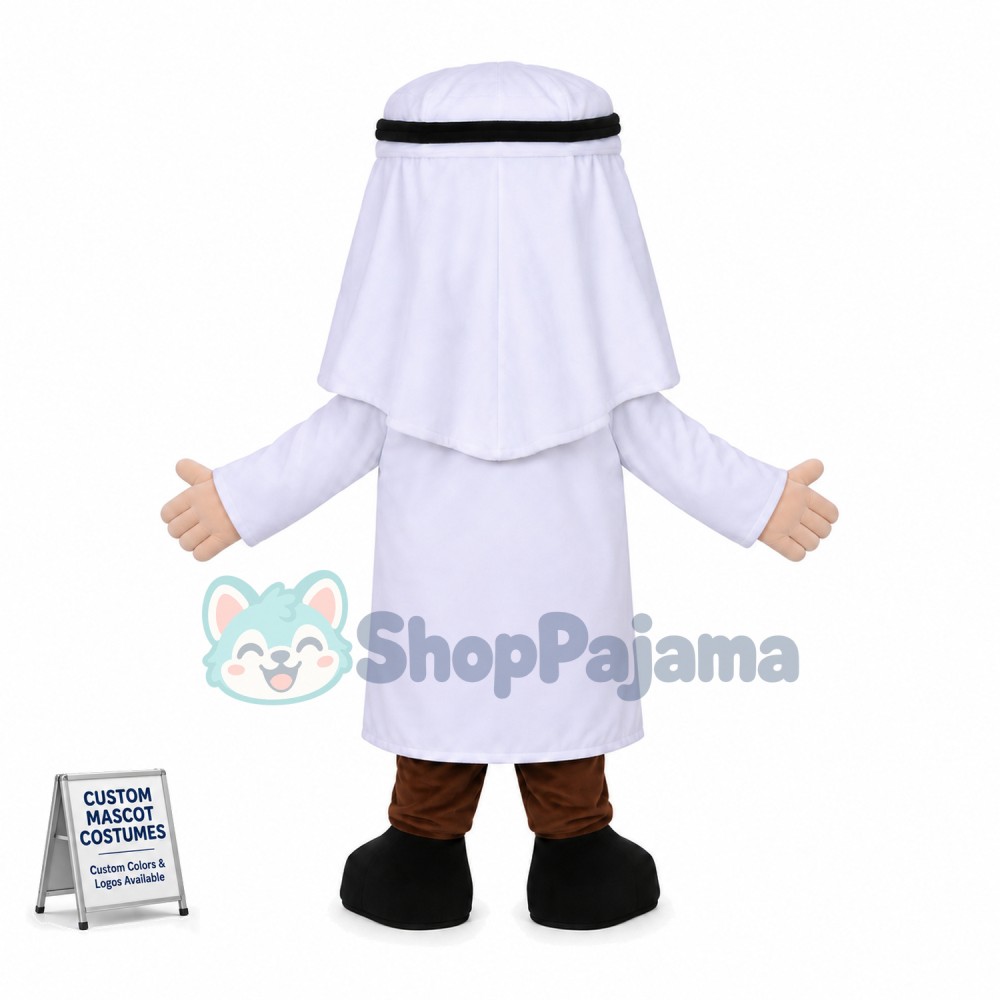 Arab Man Mascot Costume 