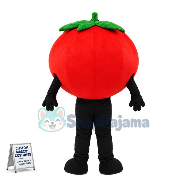 Lightweight Cartoon Red Tomato Mascot Costume 