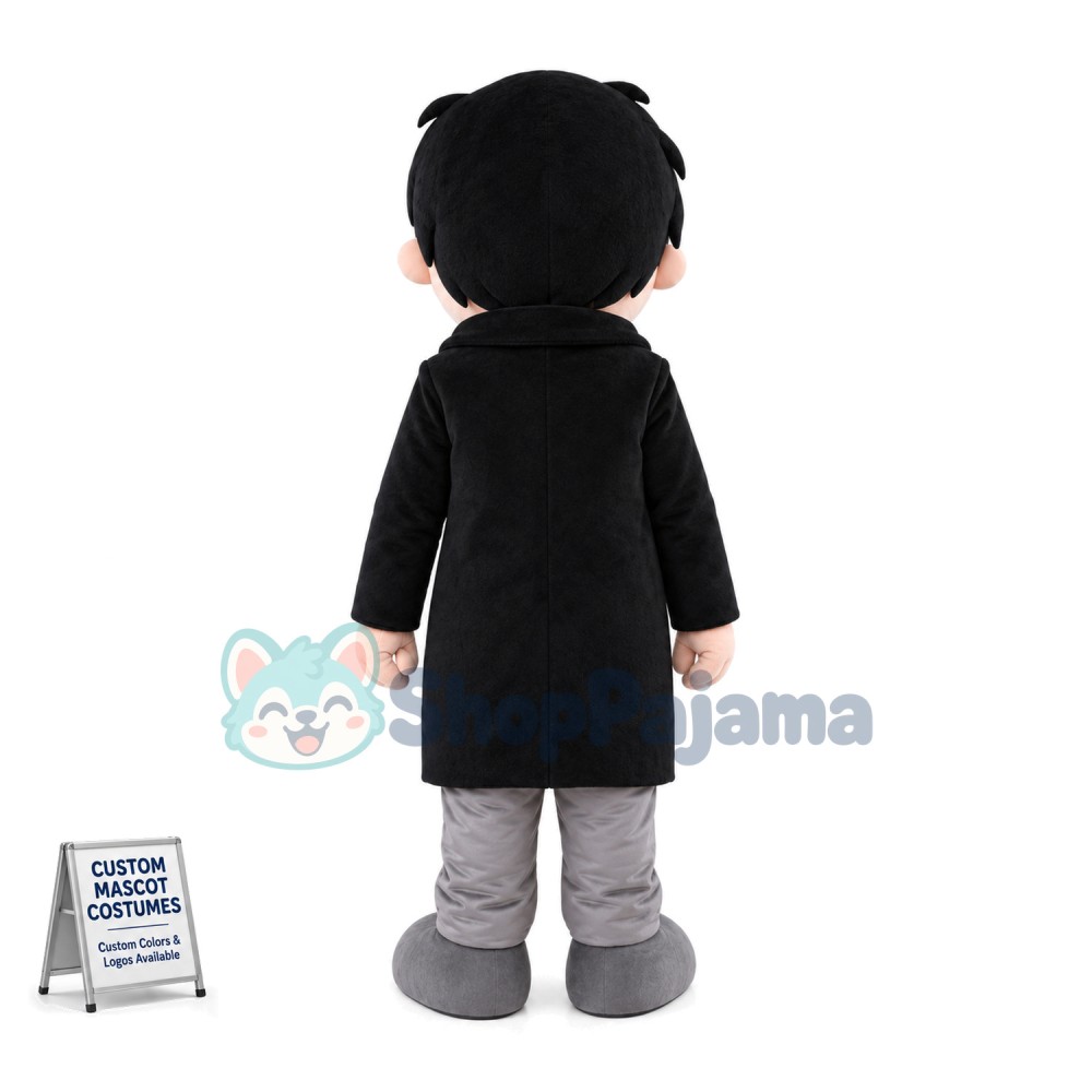 Winking Gentleman Mascot Costume