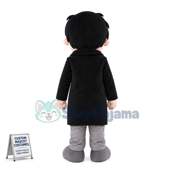 Winking Gentleman Mascot Costume