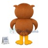 Deluxe Brown Owl Cartoon Mascot Costume