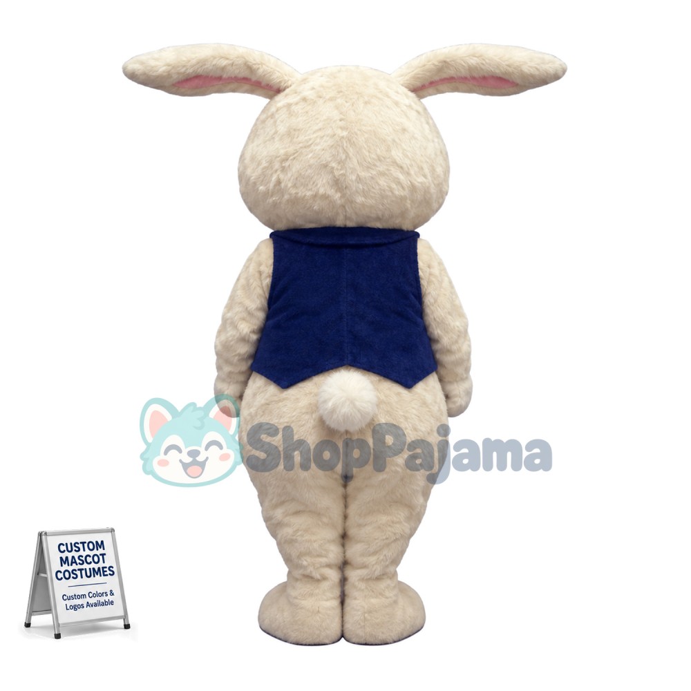 Cute Baby Easter Bunny Mascot Costume 