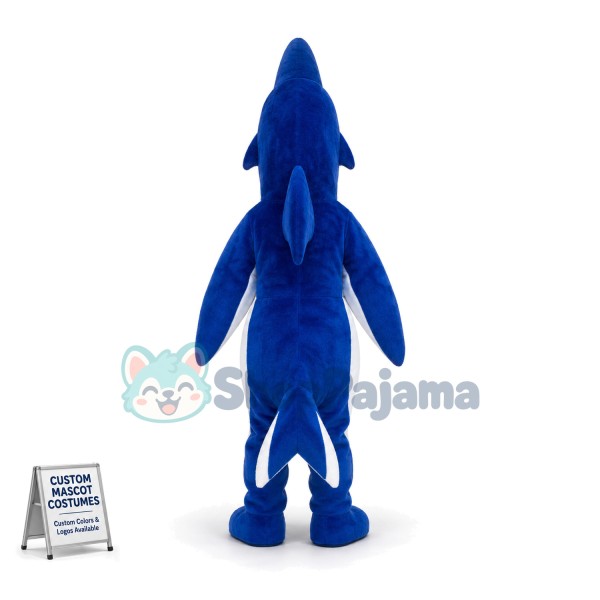 Blue Marlin Mascot Costume 