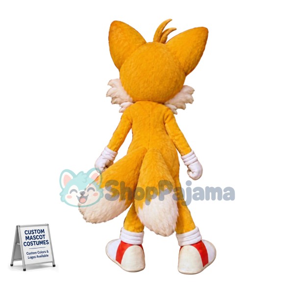 Optimistic Tails the Fox Mascot Adult Costume 