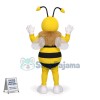 Happy Cartoon Hornet Bee Mascot Costume 